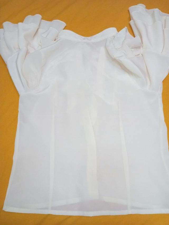 Camisa flamenca beige - volantes