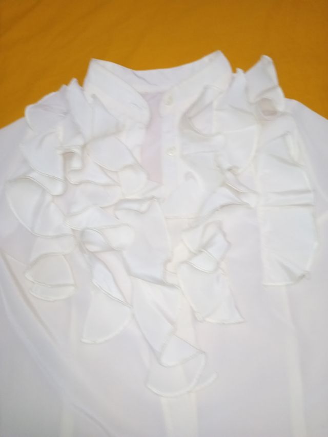 Camisa flamenca beige - volantes