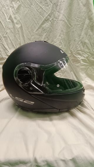 Casco moto LS2 negro mate talla XS
