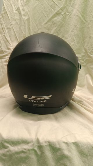 Casco moto LS2 negro mate talla XS
