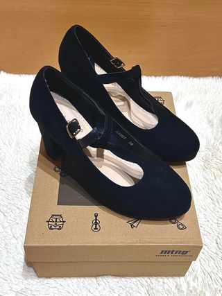 Zapatos tacón Super Mode negros 38