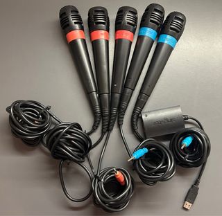Pack 5 micrófonos SingStar PS2/PS3