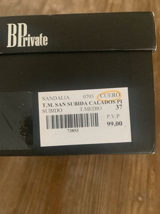 Sandalias BPRIVATE con tacón 8,5cm marrones