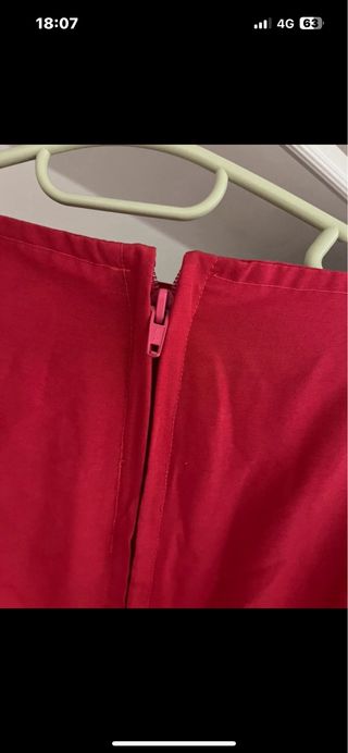 Falda Flamenca Roja y Verde