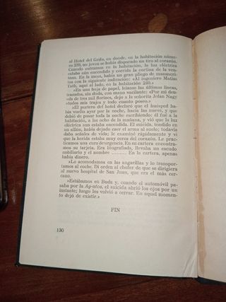 Primavera Mortal. Libro antiguo. Novela
