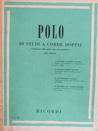 Técnica del violín: cuerdas dobles y escalas