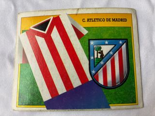 Cromo Atlético Madrid 91-92