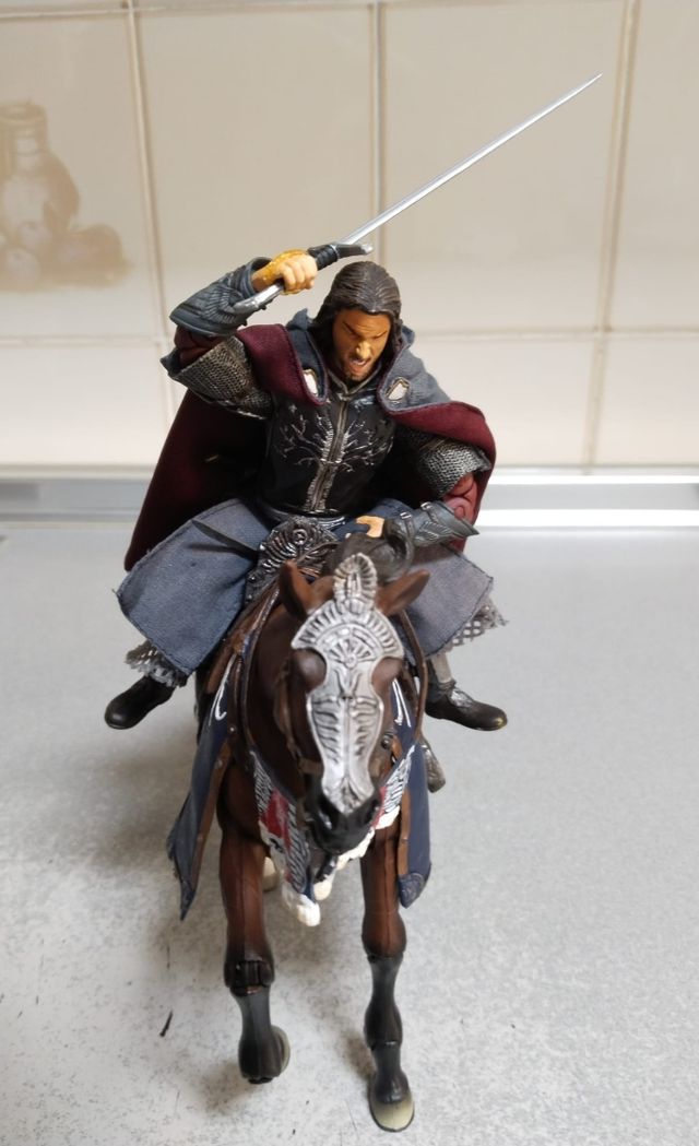 Aragorn & Brego figuras Toy Biz