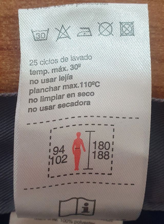 Pantalón multibolsillos reflectante. Talla XL