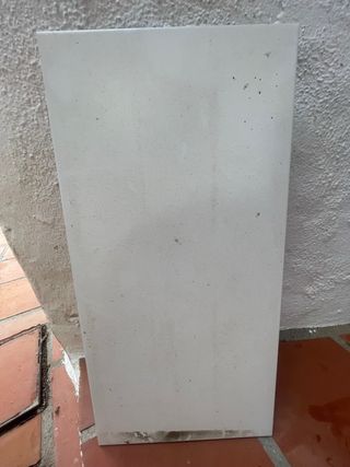 Baldosa cerámica blanca
2 unidades
