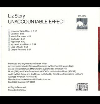 CD Liz Story - Unaccountable Effect