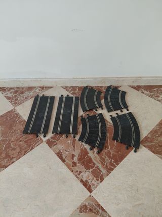 Pistas Scalextric - 2 rectas, 4 curvas