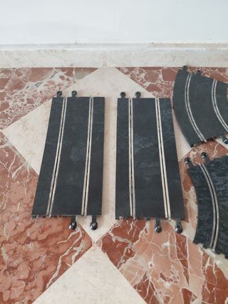 Pistas Scalextric - 2 rectas, 4 curvas