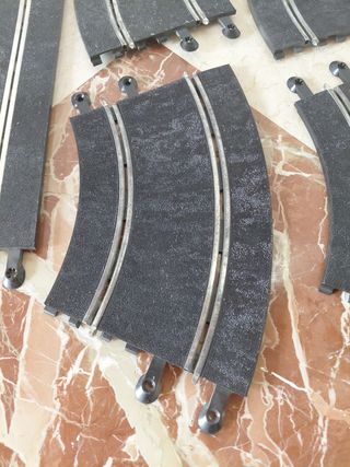 Pistas Scalextric - 2 rectas, 4 curvas