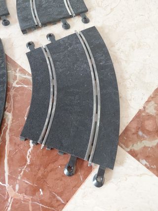 Pistas Scalextric - 2 rectas, 4 curvas