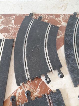 Pistas Scalextric - 2 rectas, 4 curvas