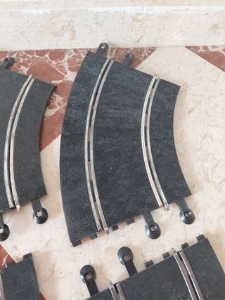 Pistas Scalextric - 2 rectas, 4 curvas