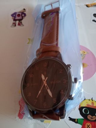 Orologio da polso marrone uomo