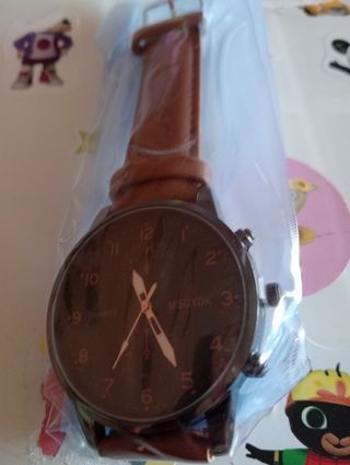 Orologio da polso marrone uomo