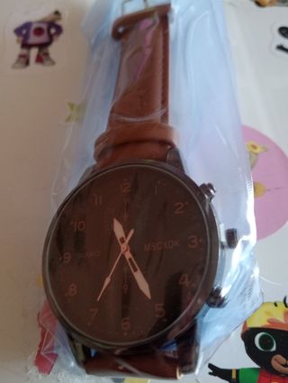 Orologio da polso marrone uomo