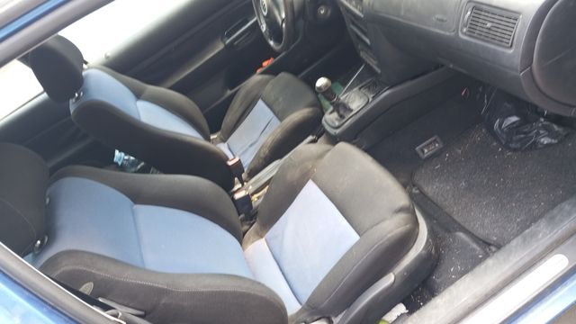 Asientos Golf IV - Azul y Negro