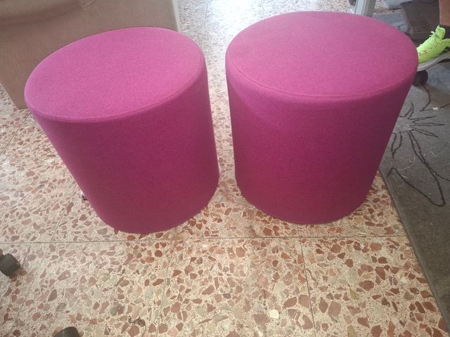 Taburetes rosa - 2 uds.