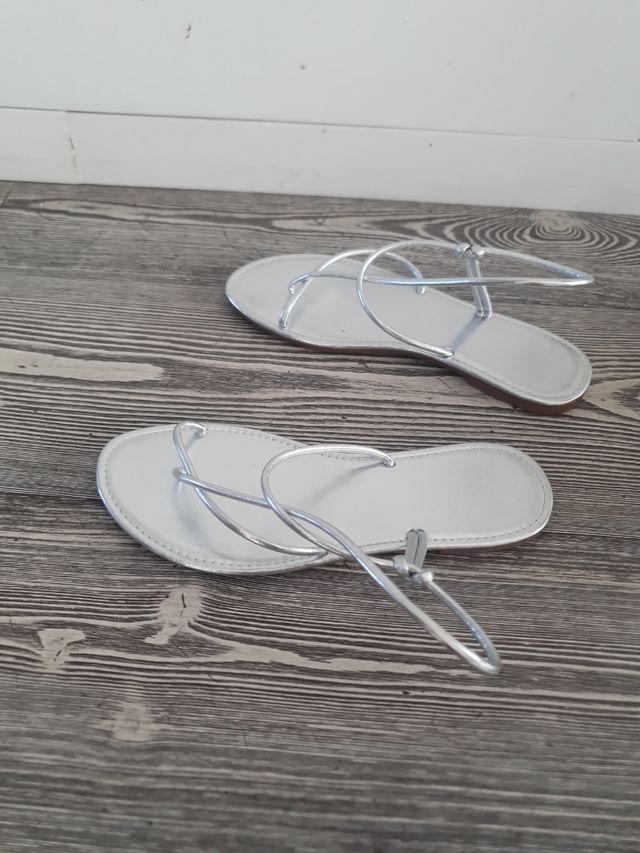 Sandali argento donna Tg 39