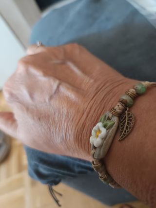 Pulsera artesanal cerámica