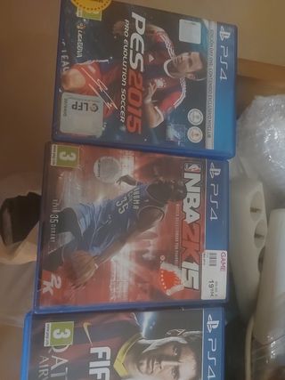 Juegos PS4: FIFA 15, NBA 2K15, PES 2015