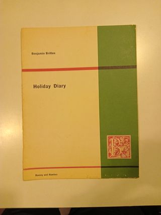 Piano: Holiday Diary - Benjamin Britten
