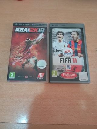 PSP FIFA 11 & NBA 2K12
