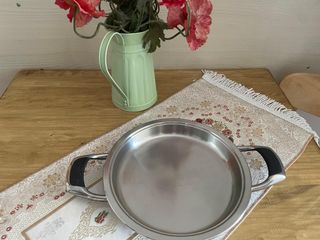 Pentola AMC bassa, 24cm, Acciaio Inox