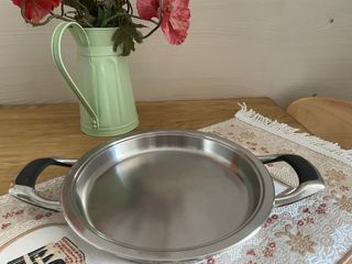 Pentola AMC bassa, 24cm, Acciaio Inox