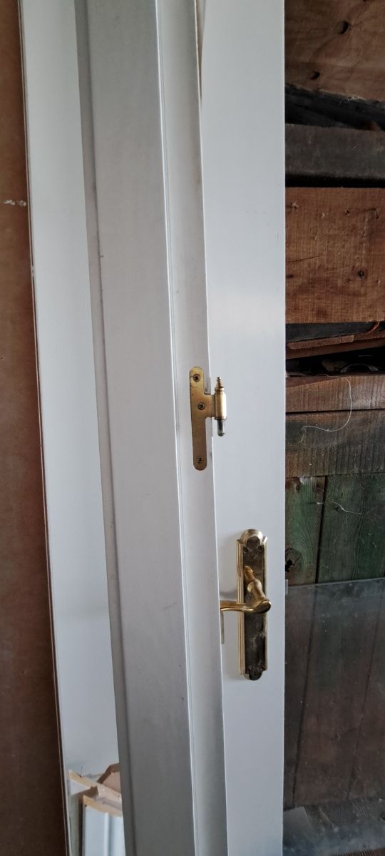 Puertas blancas lacadas - 2 unidades