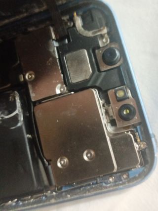 iPhone 13 mini blu corto circuito solo para piezas