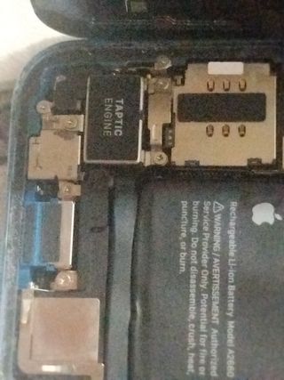 iPhone 13 mini blu corto circuito solo para piezas
