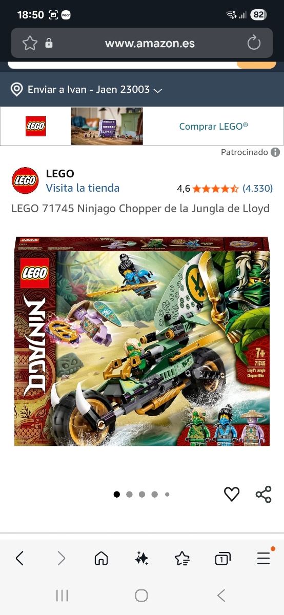 LEGO Ninjago 71745 La giungla Chopper
