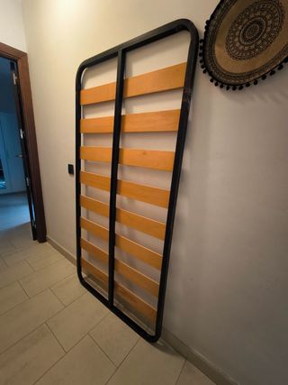 Somier 180x90 - Negro y marrón