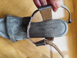 Sandalias Alma en Pena-Plata-Piel