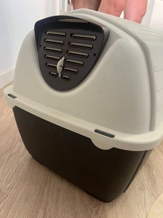 Casita perro marrón beige