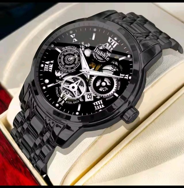 Orologio Bubble - Automatico - Nero