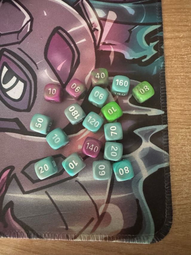 Fichas y dados para Pokemon TCG