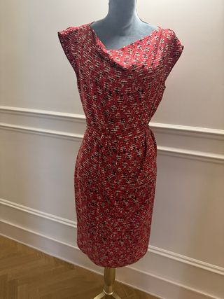 Vestido Carolina Herrera rojo