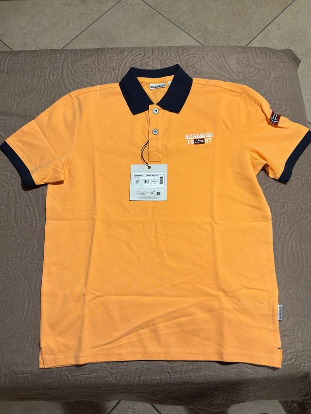 Polo Napapijri Uomo Arancione