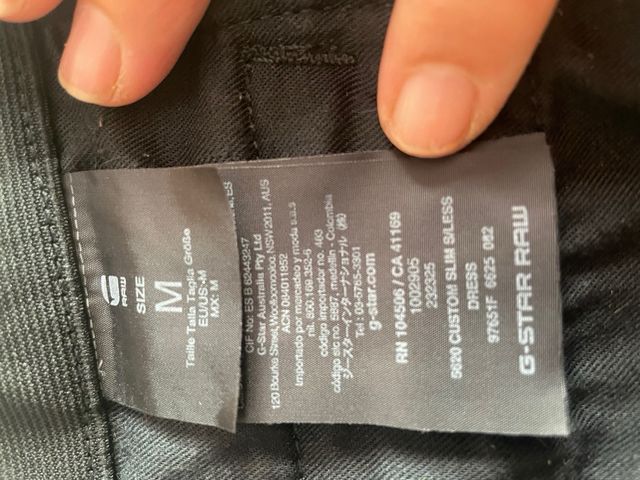 Vestido G-Star Raw negro