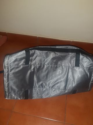 Bolsa viaje vintage gris