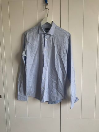Camisa azul hombre M