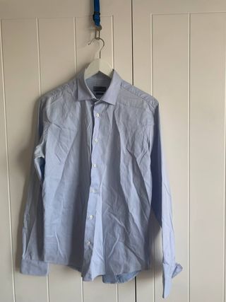 Camisa azul hombre M