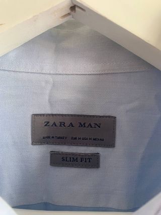 Camisa azul hombre M