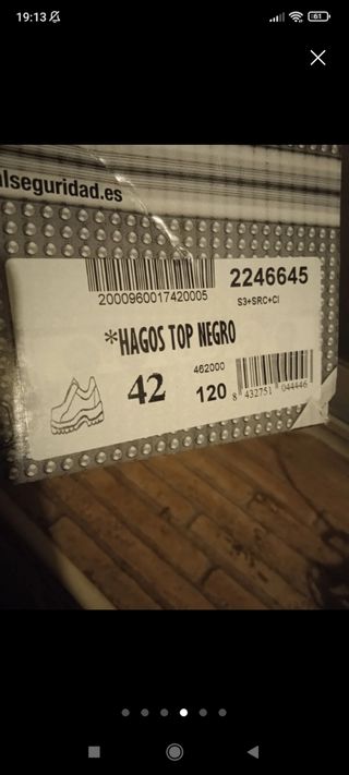 Zapatos trabajo FAL Seguridad negros